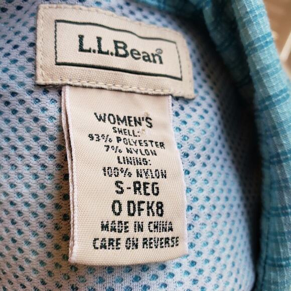 LL BEAN PLAID MULTI ZIP POCKET OUTDOOR BUTTONDOWN SIZE SMALL - Picture 2 of 6